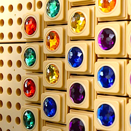 STEM Wall Gemstone Blocks 72pcs