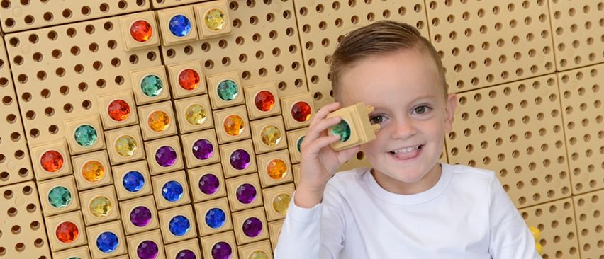 STEM Wall Gemstone Blocks 72pcs