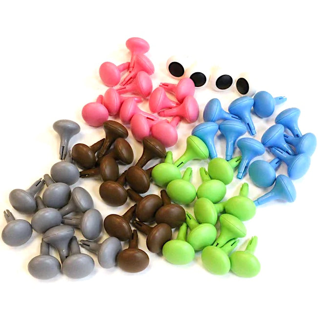 STEM Wall Jumbo Pastel Pegs 64pcs