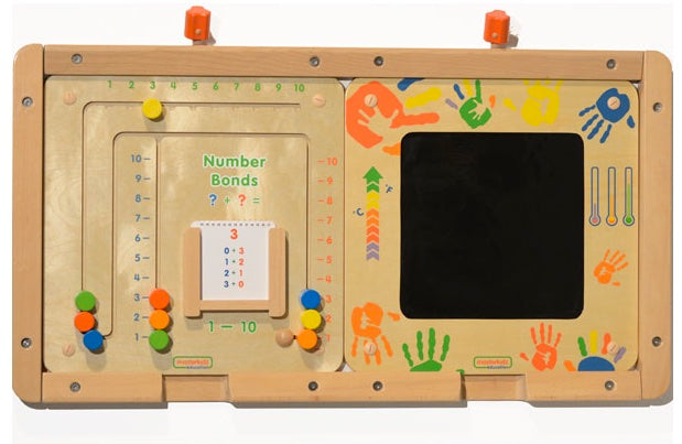 Double Activity Board Wall Mount