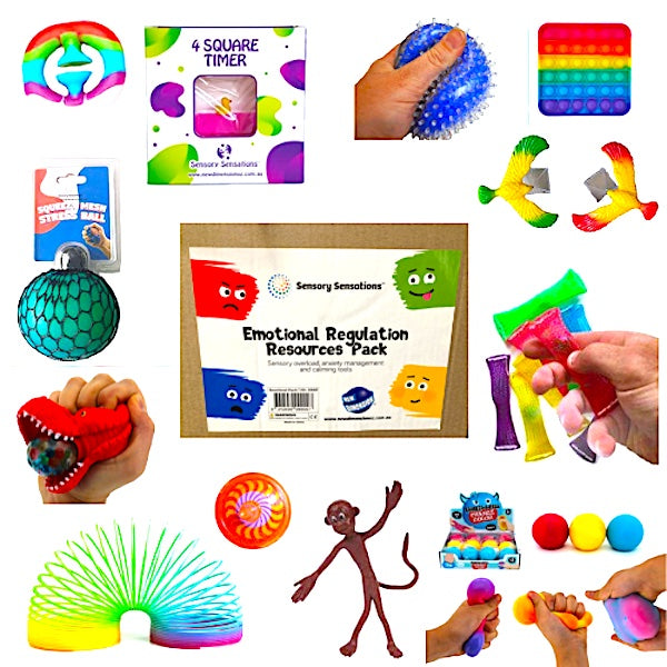 Emotional Regulation Sensory Resources Classroom Set 14pcs