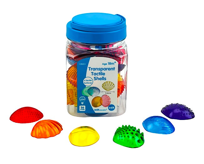 Transparent Tactile Shells 36pcs