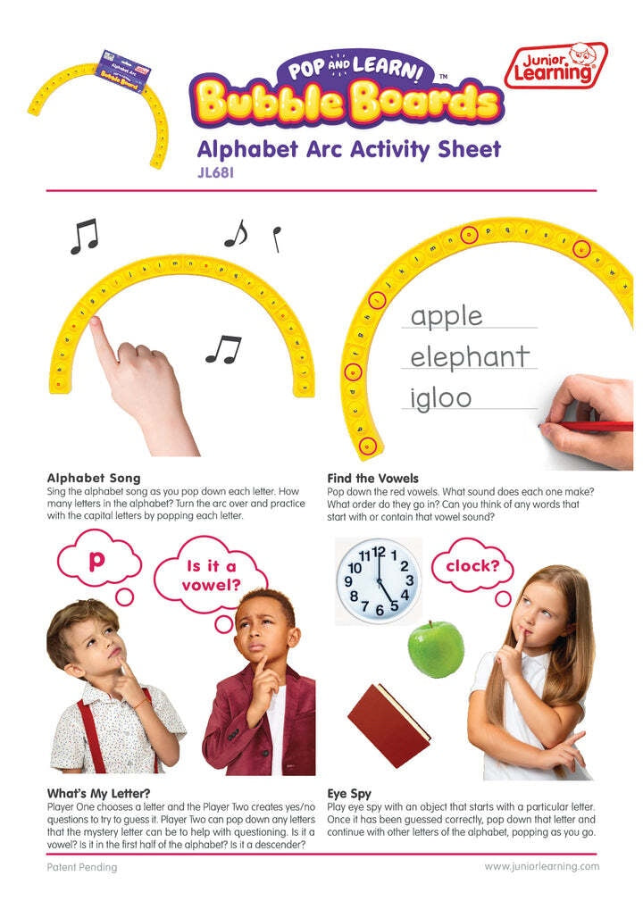 Bubble Pop Alphabet Arc