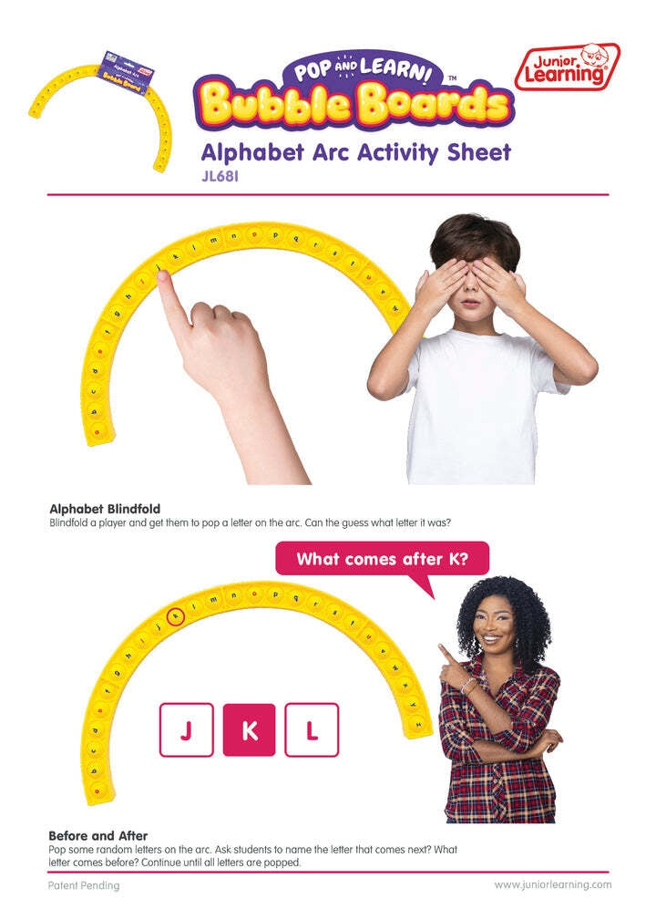 Bubble Pop Alphabet Arc