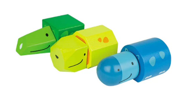 Animal Nut Bolt and Blocks 6pcs