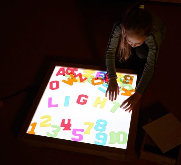 Translucent Alphabet and Numbers – 37 Piece Learning Set