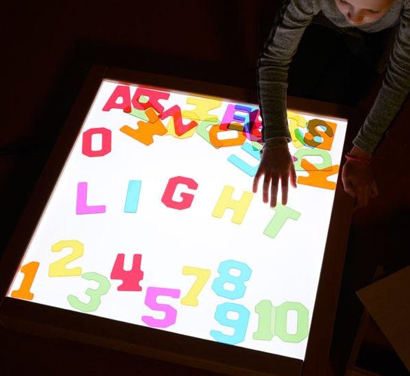 Translucent Alphabet and Numbers – 37 Piece Learning Set