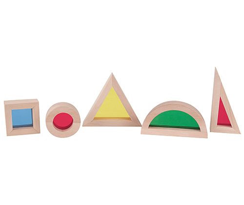 Light and Colour Blocks – 24pcs Wooden Sensory Play Set
