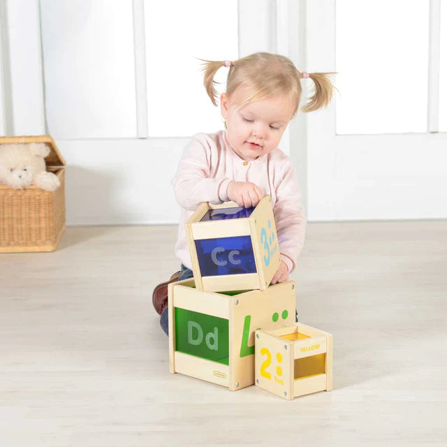 Large Stacking Discovery Boxes 4pcs