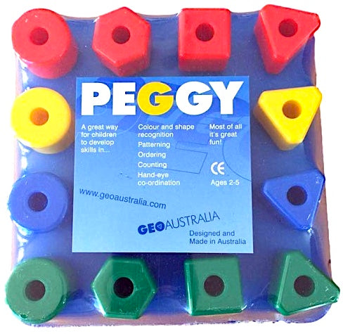 Peggy Count and Match Pegboard – Colour and Shape Learning Toy