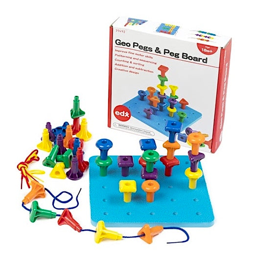 Geo Pegs and Pegboard 40pcs