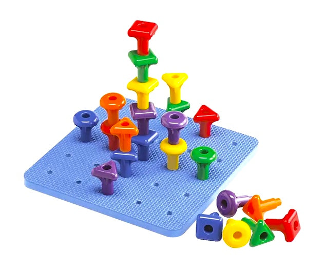 Geo Pegs and Pegboard 40pcs