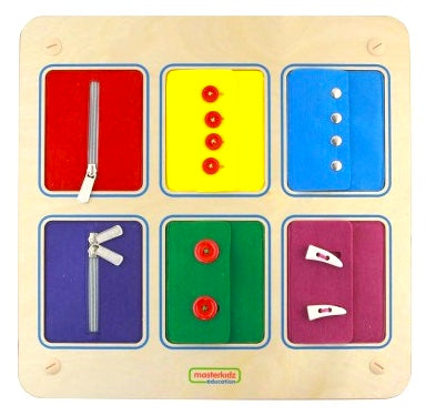 Activity Board - Zippers and Buttons