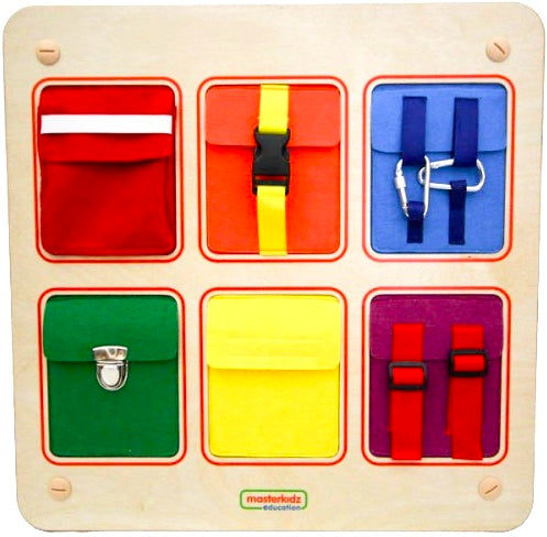 Activity Board - Buckles, Clips and Velcro
