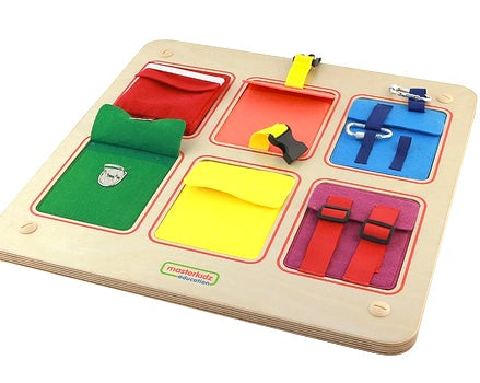 Activity Board - Buckles, Clips and Velcro