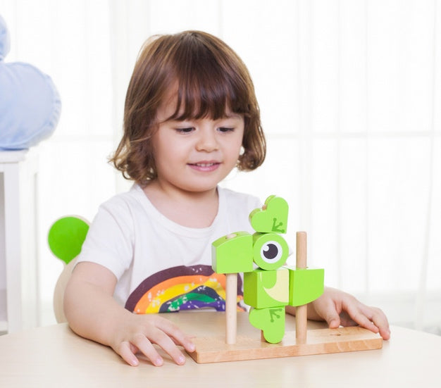 Frog Block Stacker 17pcs