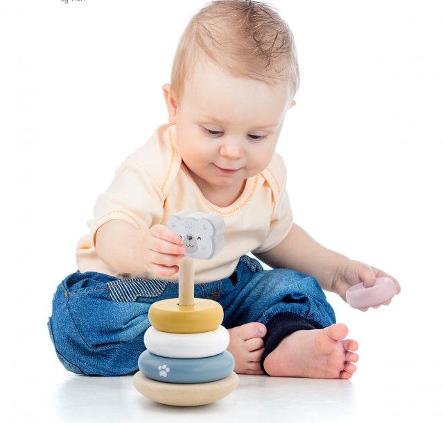 Stacking and Rocking Polar Bear