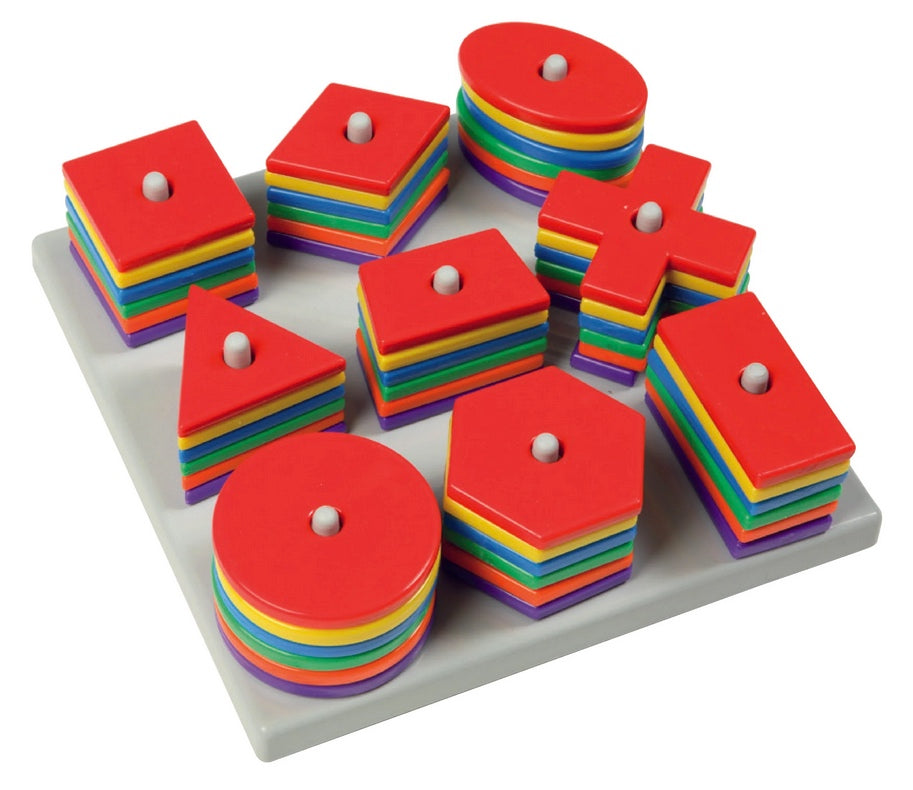 Shapes Stacking Board 55pcs