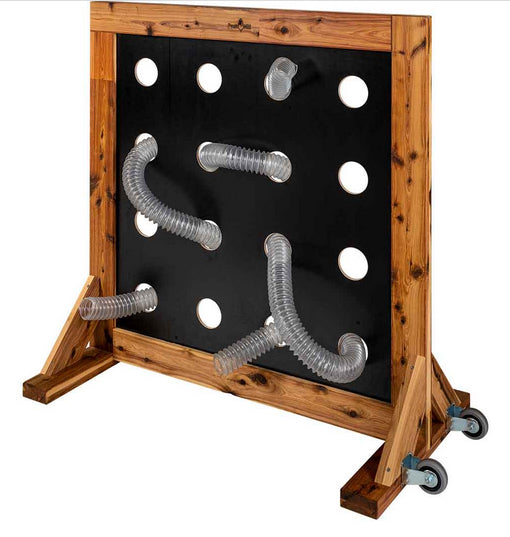 Outdoor Mobile Double-Sided Rolling Ball Tubes Activity Stand