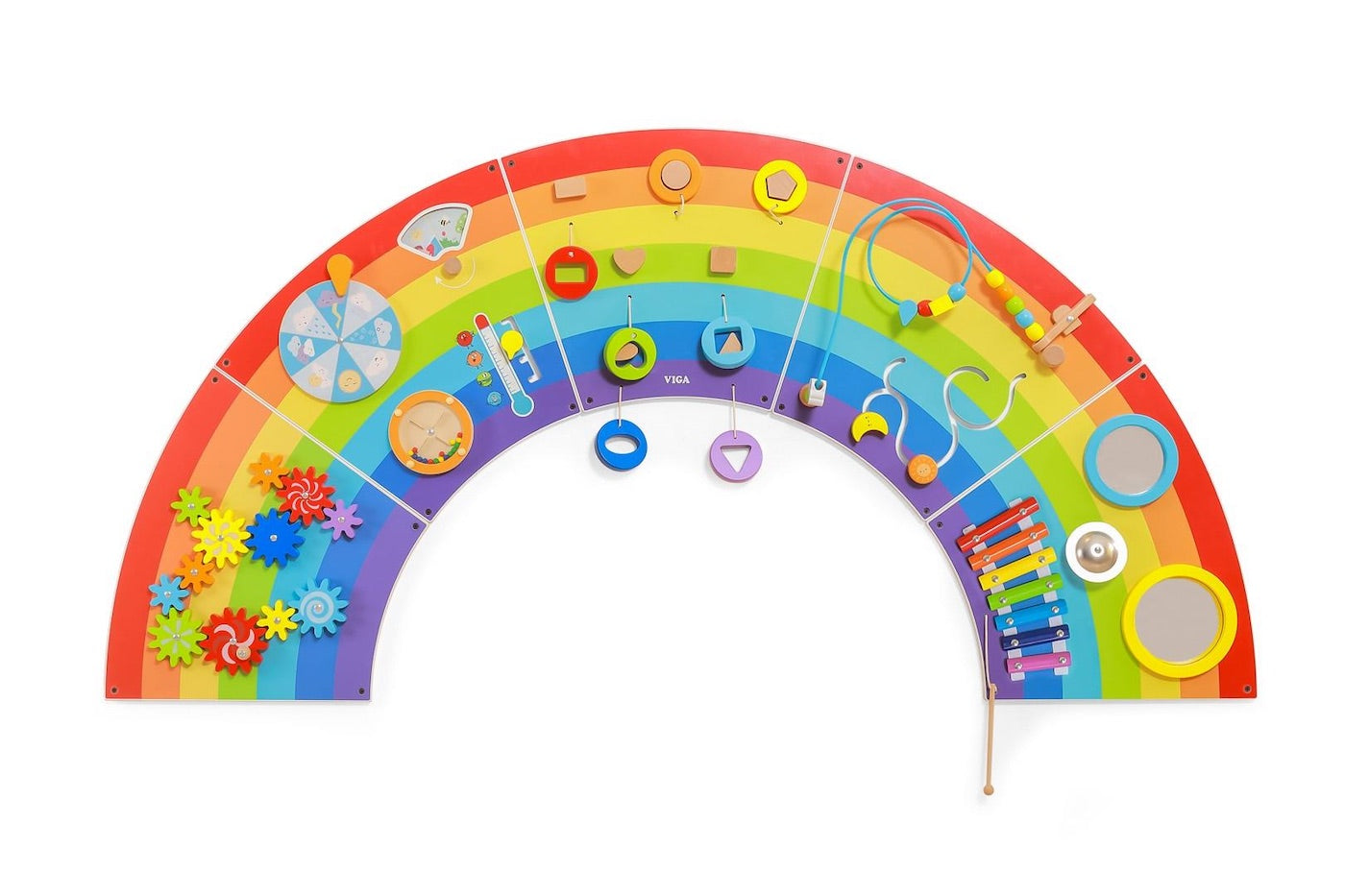 12 Activities Rainbow Wall Mount