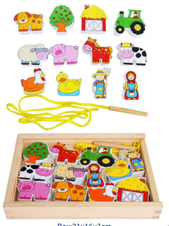Lacing Farm Set 12pcs