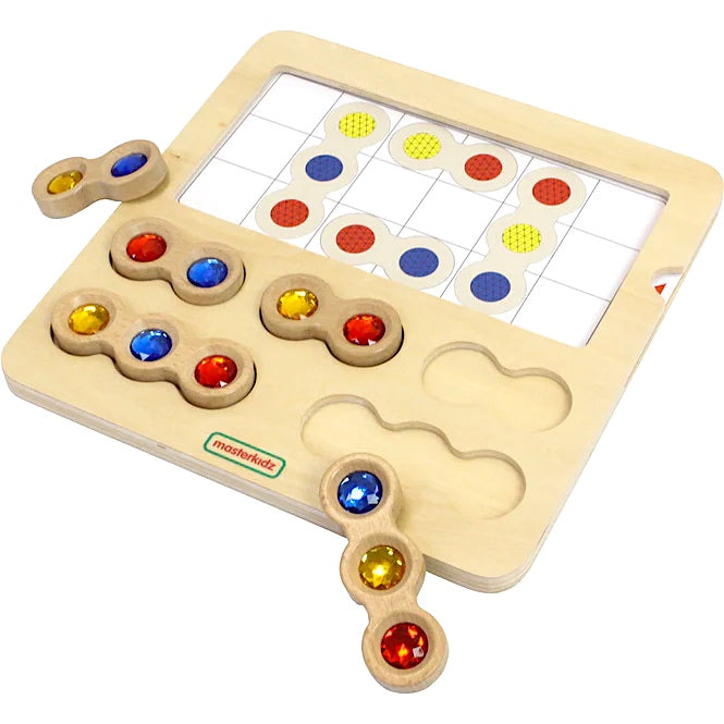 Spatial Relationships Gem Block Board