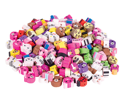 Animal Heads Threading Beads 200pcs