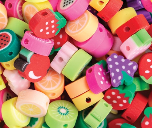 Fruit Threading Beads 200pcs