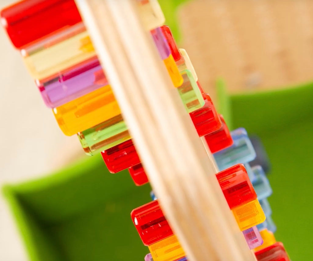 Plug It Wall Panel Acrylic Cylinders in Storage Pouch 48pcs