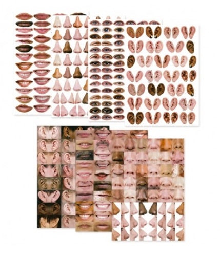 Parts of Our Faces A3 Paper Sheets 120pcs
