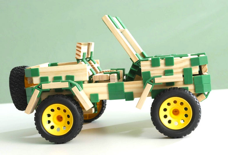 Clips Planks and Wheels Kit 1448pcs