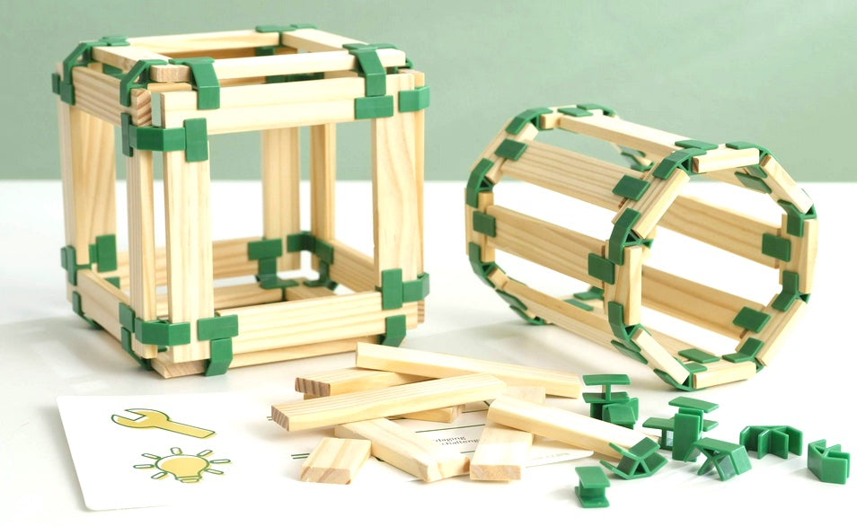 Clips Planks and Wheels Kit 1448pcs