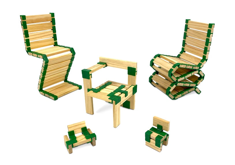 Clips Planks and Wheels Kit 1448pcs