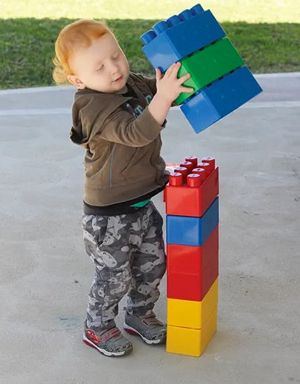 Coko Jumbo Blocks 2×4 stud Assorted Colours 48 pcs