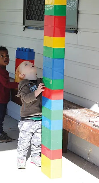 Coko Jumbo Blocks 2×4 stud Assorted Colours 48 pcs