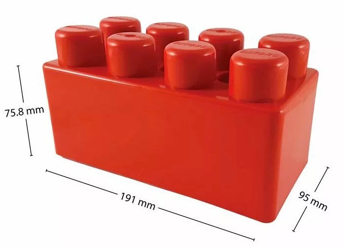 Coko Jumbo Blocks 2×4 stud Assorted Colours 48 pcs