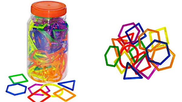 Construction Sticks Crystal Geo Shapes ONLY 100pcs