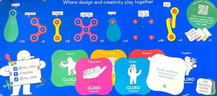 Clixo Magnetics Class Pack 130pcs