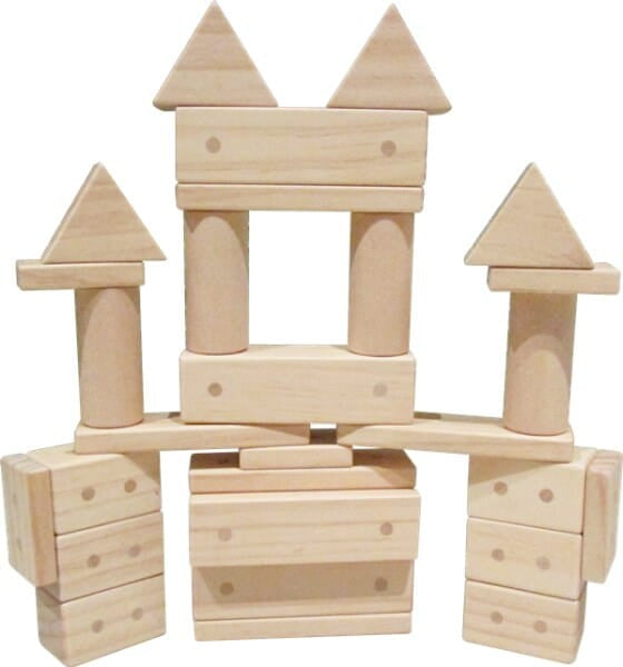 Wooden Magnetic Blocks 30pcs