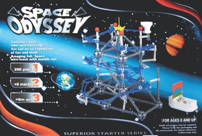 Space Odyssey Marble Run – 298 Piece Construction Set