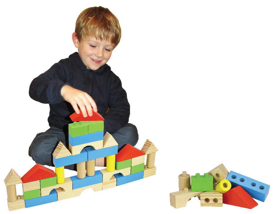 Build 'em Blocks Coloured 42pcs