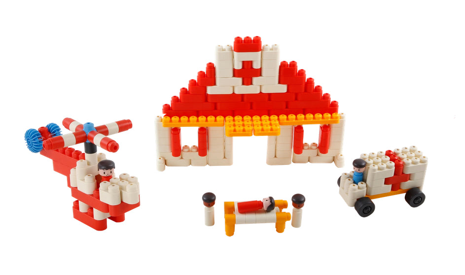 Poly-M Hospital Set 181pcs