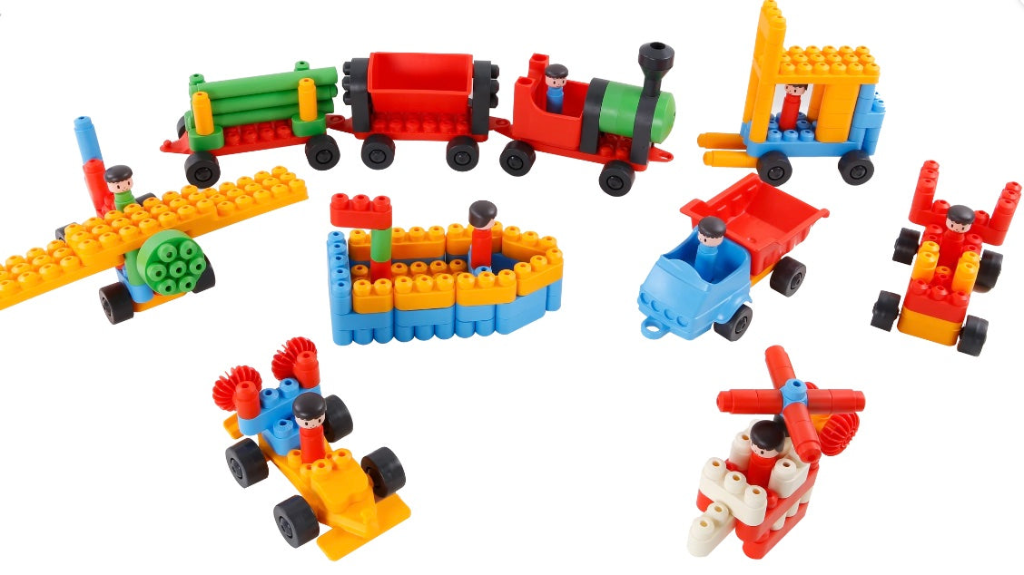 Poly-M Vehicles Set 195pcs