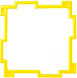 Geoshapes Squares Crystal Fluoro Pack 60pcs