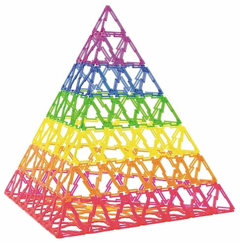 Geoshapes Crystal Fluoro Schools Pack in Tub 480pcs