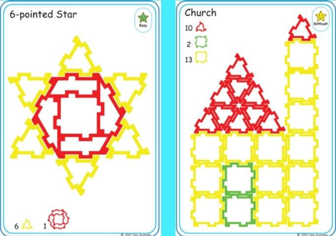 Mini Geofix Maxi School Set With 76 Work Cards 776pcs