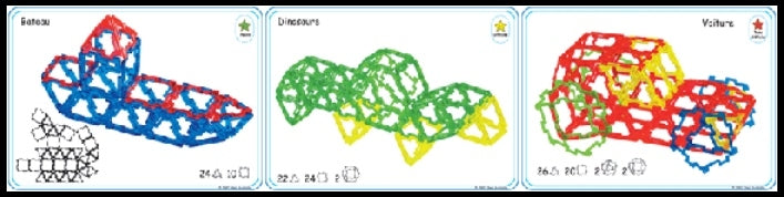 Mini Geofix Maxi School Set With 76 Work Cards 776pcs
