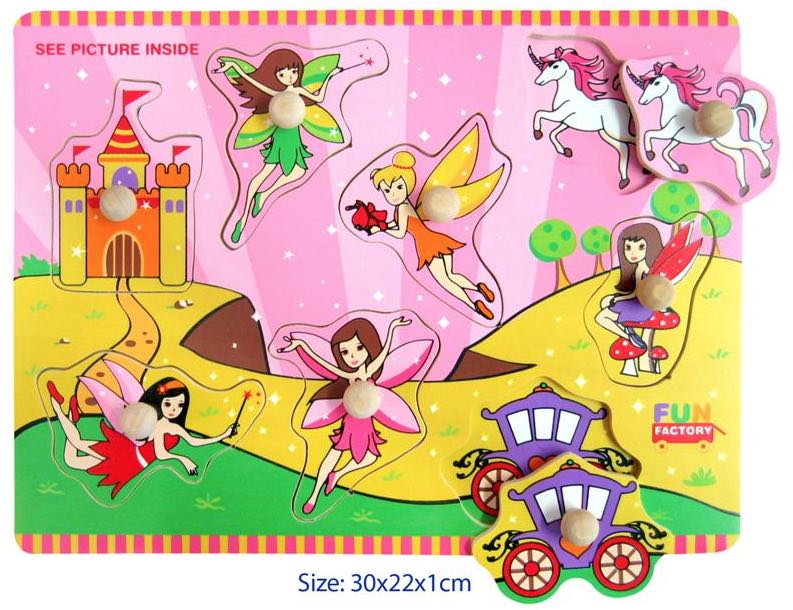 Fantasy Knobbed Reveal Puzzle 8pcs