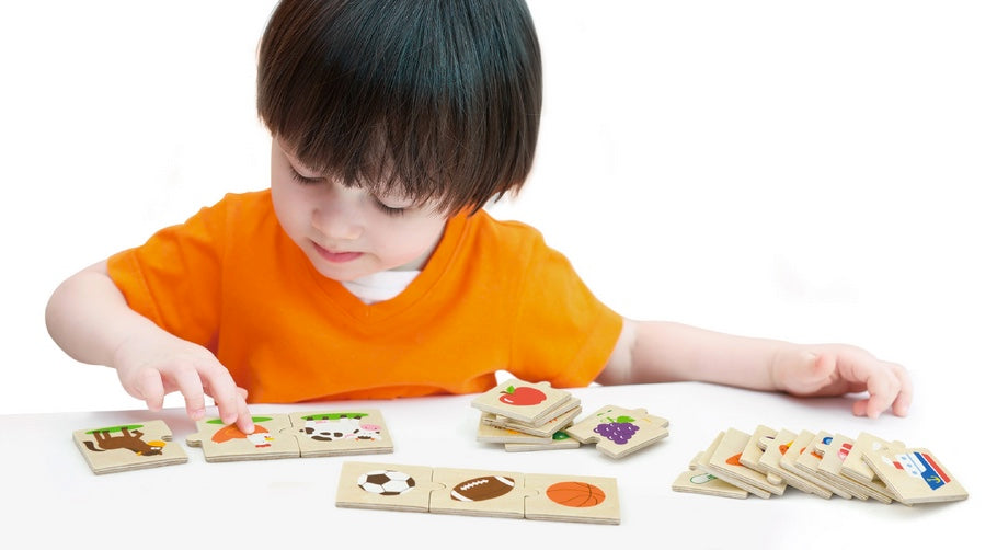 Set of 8 Association 3 Piece Puzzles