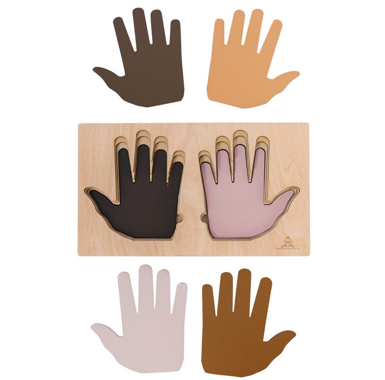 Hand in Hand Layer Puzzle 7pcs